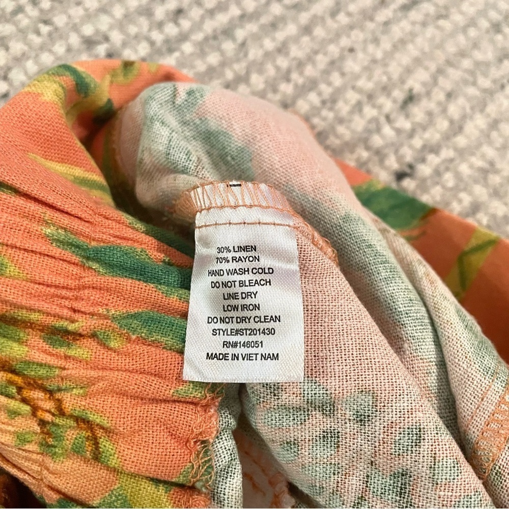 Monteau Los Angeles Linen Blend Shorts NWT - Picture 10 of 10